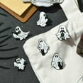 thumbnail image 6 of Ghost with Black Cat Enamel Brooch - Halloween Theme Metal Animal Lapel Pin, Cartoon Brooch for Jacket, Backpack, Hat, and Clothes Accessory, 6 of 9