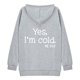 thumbnail image 4 of Gibobby Sudaderas para mujer, Sudadera de Manga Larga con Capucha para Mujer, de Gran tamaño, con Bolsillo(Gris,XG), 4 of 4