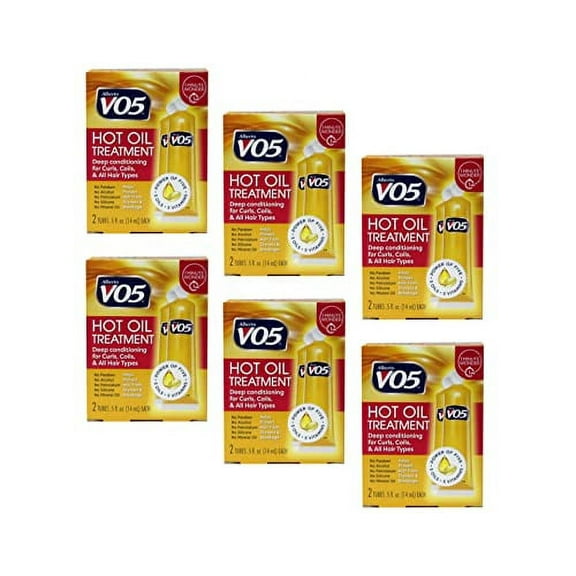 Vo5 Hot Oil Therapy Treatment 2 Count 0.5 Ounce (14ml) (6 Pack)