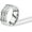Silver, variant on 4mm 14k Gold Plated Cubic Zirconia Simulated Diamond Princess Cut Channel Set Stackable Eternity Non Tarnish Comfort Band Ring for Women