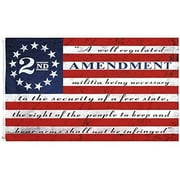 3x5FT 2nd Amendment Flag American USA 13 Star NRA Banner Gun Rights Patriot Ross