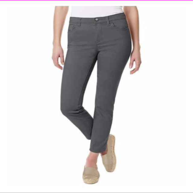 Buffalo David Bitton Women's MidRise Skinny Ankle Grazer Jean 4/27/Gray