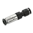 thumbnail image 3 of Uxcell 8mm Push Quick Connect Inline Air Tube Fitting Check Valve Black, 3 of 5