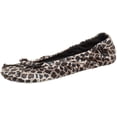 thumbnail image 1 of Zapatillas de bailarina isotoner para mujer Soft Satin Cheetah 8-9, 1 of 1