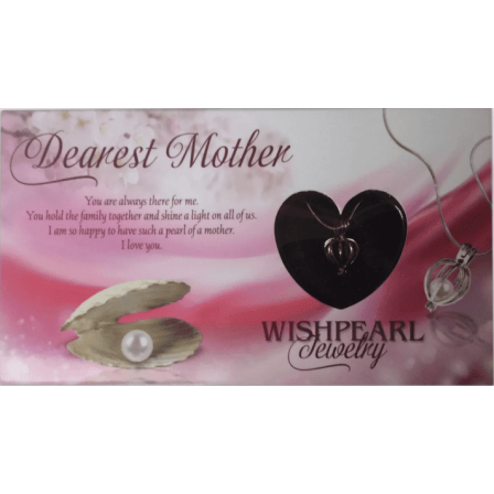 Casi Home Dearest Mother Wishpearl Necklace Jewelry Kit - Simulated Pearl in an Oyster