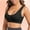 Black, variant on Women bl Polyester,Spandex Blue ending Shirts Bras For Older Women Comfy Convenient Front Closure Bras No Underwire Supportive Bras Full Coverage Bra
