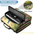 thumbnail image 6 of Zipper Binder with Shoulder Strap 2 inch 3 Ring Waterproof File Folder Organizer Bag 500 Sheet Peacocks in The Rainforest, 6 of 8