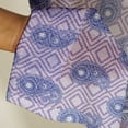 thumbnail image 3 of Vargottam Ikat Print Sheer Curtains for Short Windows Set of 2 Panels, 63" Length, Grommet Top, Printed Georgette, Light Filtering Drapes for Kitchen or Bedroom, 3 of 9