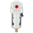 thumbnail image 1 of Separador de agua de aceite, BOROCO 1pc 1/4 '' PC Filtro separador de agua de aceite de aire 1500L/Min 1.0mpa Reemplazo Puerto de 1/4", 1 of 8
