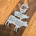 thumbnail image 3 of Metal Meat Temperature Magnet for Fridge and Grill, BBQ Gift Men Grilling Party for Husband, Meat Temperature Magnet, Unique Grilling Accessories Smoking Meat Accessories (A), 3 of 6