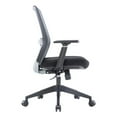 thumbnail image 6 of LeisureMod Ergonomic Office Chair Mid-Back Mesh Conference Chair Swivel Computer Chair With Adjustable Height & Armrests Ingram Series In Grey, 6 of 9