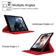 thumbnail image 4 of Fintie Apple iPad 2/3/4 360 Degree Rotating Stand Case Cover with Auto Wake/Sleep Feature, Floral Red, 4 of 7