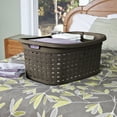 Sterilite, Weave Laundry Basket, Espresso