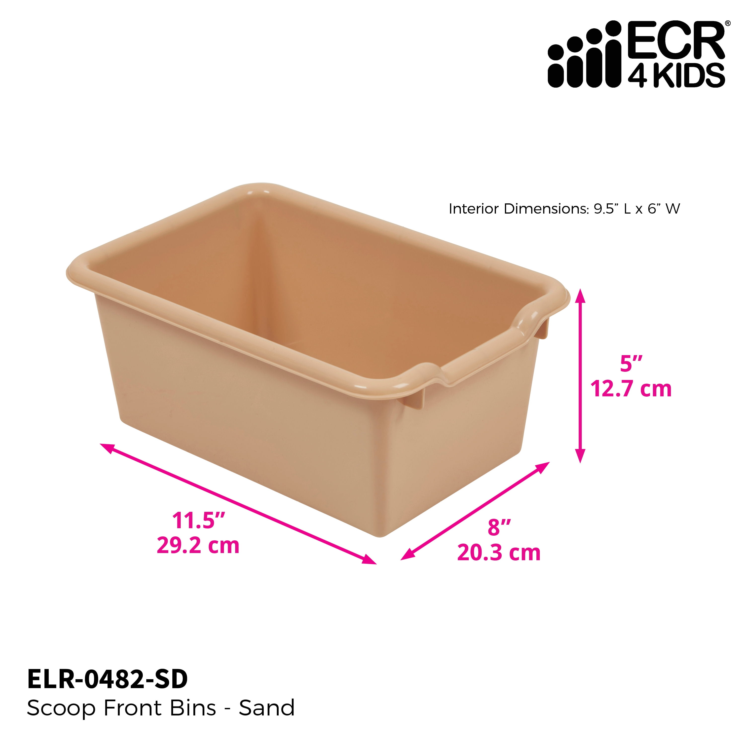 ecr4kids scoop front storage bins