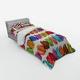 thumbnail image 3 of Ambesonne Colorful Bedding Set 4 Pcs, Coffee Shop Cookies, Queen, Multicolor, 3 of 3