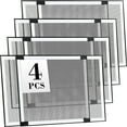 thumbnail image 1 of 4 Pcs Expandable Window Screen Adjustable Sliding Window Screen Mesh with Aluminum Frame for Home House (21''-38.6'' W X 15'' H), 1 of 6