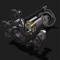 thumbnail image 4 of Kit de modelo V8 de combustión interna Bewildely, 4 of 6