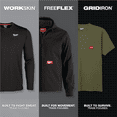 thumbnail image 2 of Milwaukee Tool Women's FREEFLEX Pullover Hoodie- Gray - SX, 2 of 12