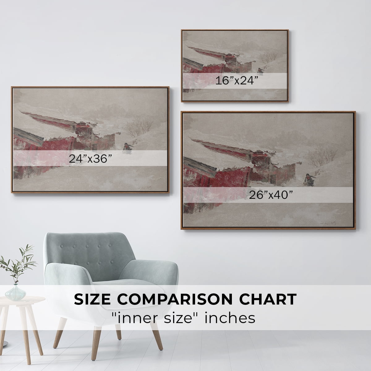 Vintage Botanical Print-XCI By Wexford Home Framed in Walnut Wood Gallery Wrapped Canvas 17 in. x 25 in.