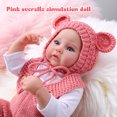 thumbnail image 3 of Muñeca bebé realista de 48 cm, cuerpo suave y realista, recién nacida, juguete de vinilo completo con ropa y accesorios de alimentación., 3 of 8