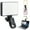 black, variant on 120 LED mobile phone light, selfie light, video editing light, adjustable 3 lighting modes, suitable for mobile phones, cameras, laptops, iPads, mobile selfies, video conferencing, TikTok, Vlog,White