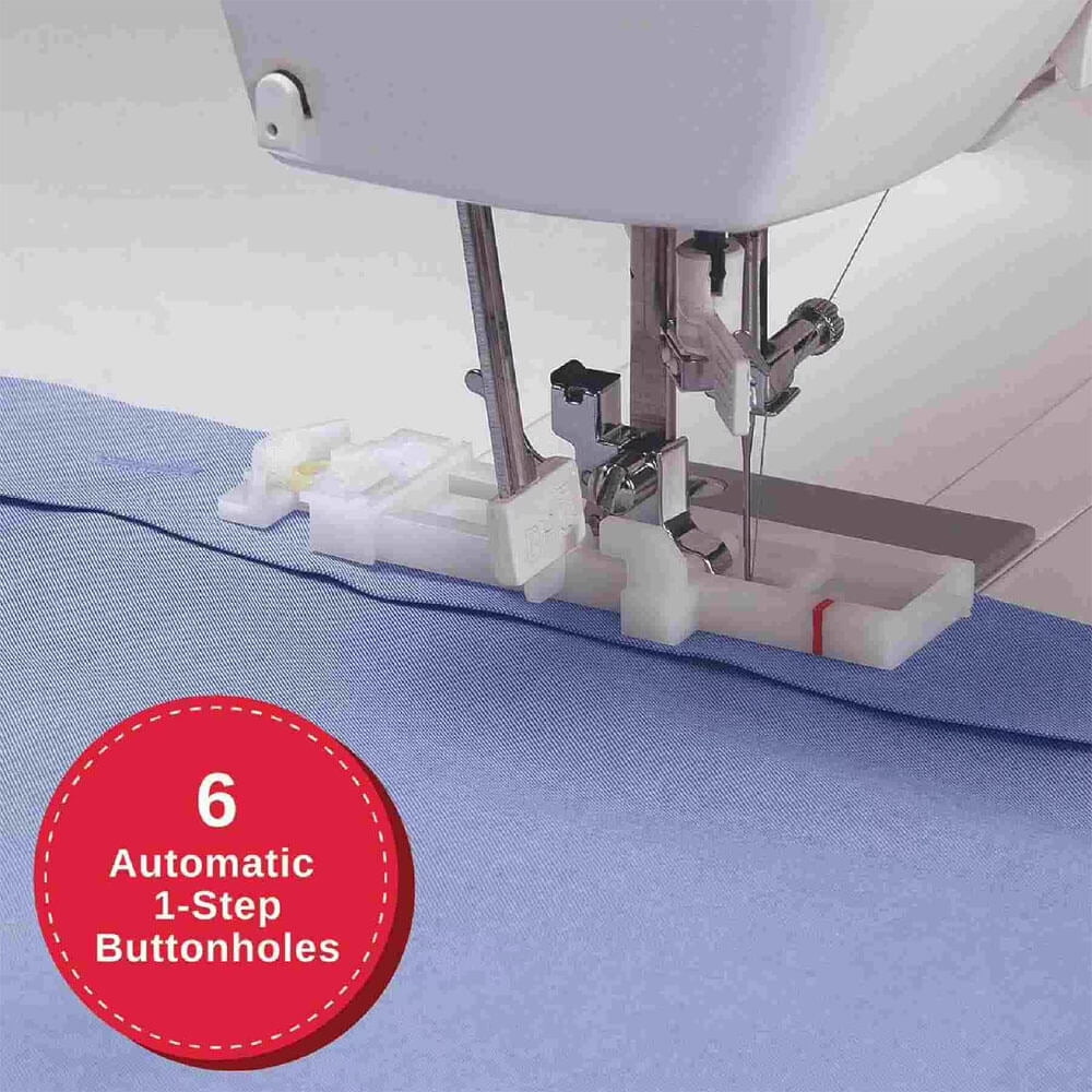 Restored SINGER® Brilliance 6180 Portable Sewing Machine + Accessories| 180 Stitch Applications| Free Arm (Refurbished)
