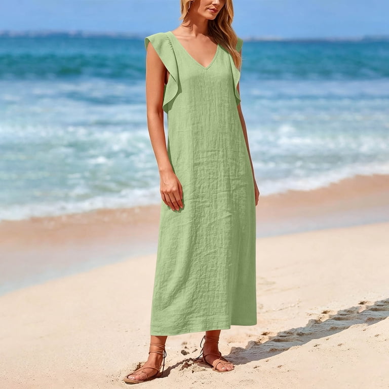 leaf green color dress Isabelle Textured Satin Dress