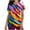 Blue, variant on QATAINLAV Clearance Sales Today! Scrubs for Women V-Neck Short Sleeve Printed Scrub Tops Soft Stretch Nursing Scrubs Holiday Workwear with Pockets Blue L