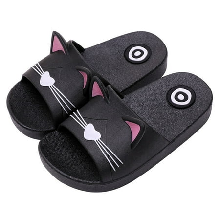 

Babysbule Clearance Girls Shoes Baby Kids Girls Boys Home Slippers Cartoon Cat Floor Family Shoes Beach Sandals