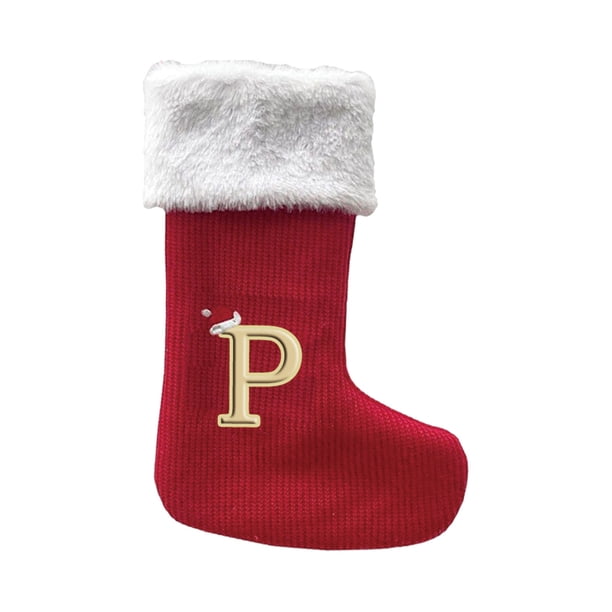 Adornos navideños con letras rojas | Juego de 26 adornos colgantes con el alfabeto para decorar el árbol de Navidad | Iniciales personalizadas para el hogar
