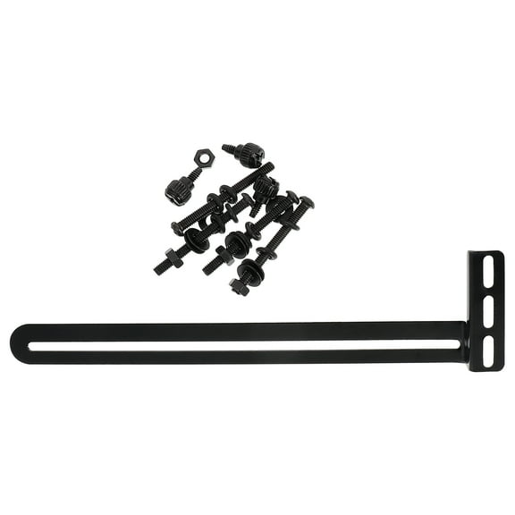 LEORX 1Set Computer Accessory Black Fan Holder for Dual Fan Air Cooling