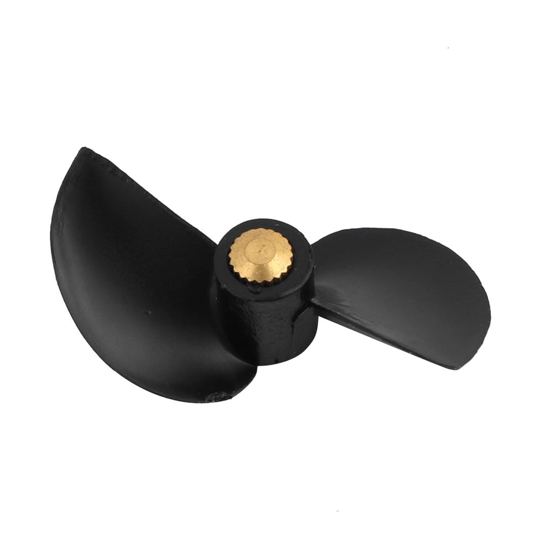 Dual Vanes CCW Reverse Propeller Prop Black for 2.5mm Shaft RC Ship