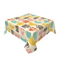 thumbnail image 2 of Wukai Vintage Cup Waterproof Tablecloth for Kitchen Dining, Fits Square Tables for 2-4 Seats -54"x54", 2 of 7