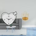 thumbnail image 2 of Reloj De Pared Acrílico Con Forma De Corazón Y Soporte Giratorio Para Secar Tazas, Diseño Creativo, Movimiento Silencioso, Organizador Decorativo Para Estudio, Cafetería, Oficina, Armario,, 2 of 8