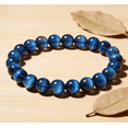 thumbnail image 4 of Natural Tiger's Eye Beaded Bracelet for Men & Women – 8mm Blue Stretch Stone Bracelet, Stress Relief Yoga Jewelry, Elastic Unisex Healing Crystal Bangle for Sports/Travel (7.5 Inch), 4 of 4