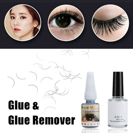 Yosoo 8/10/12mm Individual Eyelash Extension Glue Remover Tools Set Women Beauty Makeup Kit,Eyelash Extension Kit, Eyelash