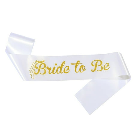 Mfigree Party Bride Sash with Letter Print, Wedding Celebrations Stole Marriage Bride Photography Sash, Party Favours Accessories, Engagement Proposal Party Sash, Bachelorette
