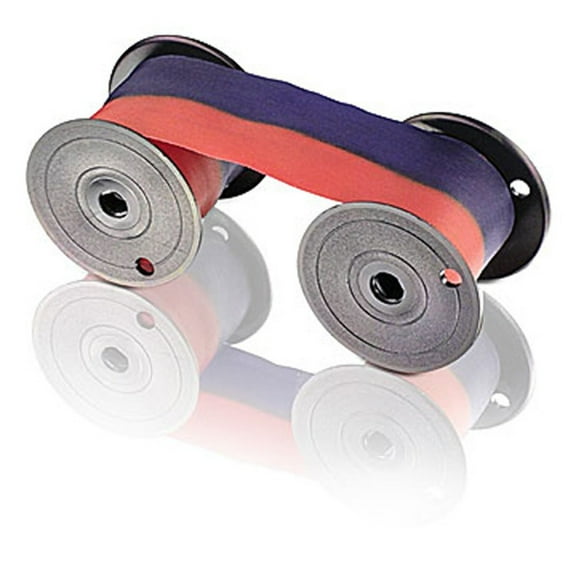 Ribbon for All Lathem 2000, 2100, 3000, 4000, 8000 Series Time Clocks, 7-2cn Blue/Red Ink