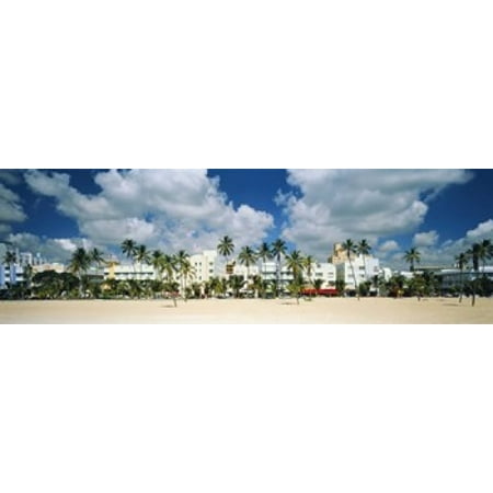 Hotels on the beach Art Deco Hotels Ocean Drive Miami Beach Florida USA Poster