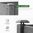 thumbnail image 5 of Raised Garden Bed with Legs, 48x24x30'', Outdoor Wood Elevated Planter Box, Thick Legs, w/Liner, 5 of 7