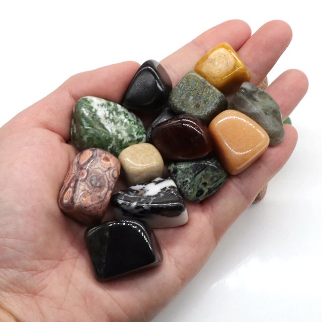 Piedras preciosas curativas de cristal pulido, piedra de grava, especial Mineral, decoración de acuario en bruto, al por mayor