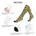 thumbnail image 5 of Lsque Insects Of Flowers Pattern Sport Compression Socks for Men & Women 15-20 mmHg Knee High Nurse Pregnant Running Medical and Travel Athletic, 5 of 6