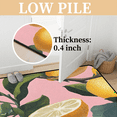 thumbnail image 3 of CURLYOOT Lemon Area Rugs 5'x7' Washable Rug Large Living Room Rug Non Slip Tropical Fruits Indoor Floor Carpet for Dining Room Bedroom Home, 3 of 7