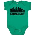 thumbnail image 3 of Inktastic Kansas City Skyline Grunge Boys or Girls Baby Bodysuit, 3 of 5