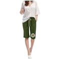 thumbnail image 1 of Shorts d'Été Imprimés pour Femmes Mode Pantalons de Plage Ajustés pour Femmes Combinaison Décontractée pour Femmes Pantalons Décontractés Pantalons pour Femmes Pantalons Décontractés Pantalons Décontractés pour Femmes Ensemble 3x Pantalons pour Femmes, 1 of 3