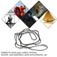 thumbnail image 4 of Correa de extensión para hamaca, yoga aéreo, camping al aire libre, 1,1 m, 7 bucles (gris), 4 of 10