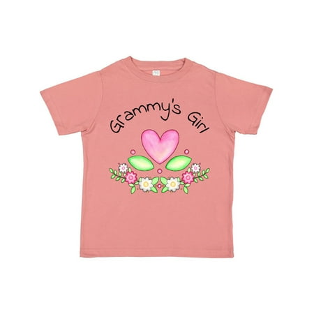 

Inktastic Grammy s Girl- heart flowers Gift Toddler Toddler Girl T-Shirt