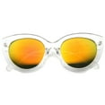 thumbnail image 4 of Womens Cat Eye Sunglasses With UV400 Protected Mirrored Lens 9939, 4 of 4