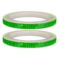 thumbnail image 2 of Veeogra Clearance,Glow In The Dark,Glow Sticks,2PC Luminous Equipment Stickers Bicycle Motorcycle Wheel Stickers Bicycle Reflective Stickers,Stickers,Green, 2 of 9