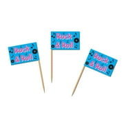 Rock & Roll Picks 2�? - 50 per pack - Cupcake Appetizers - Party Supplies"